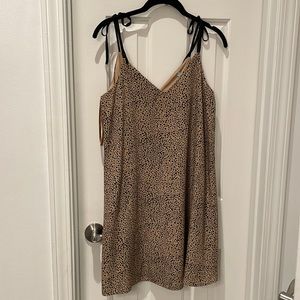 Cute leopard print dress